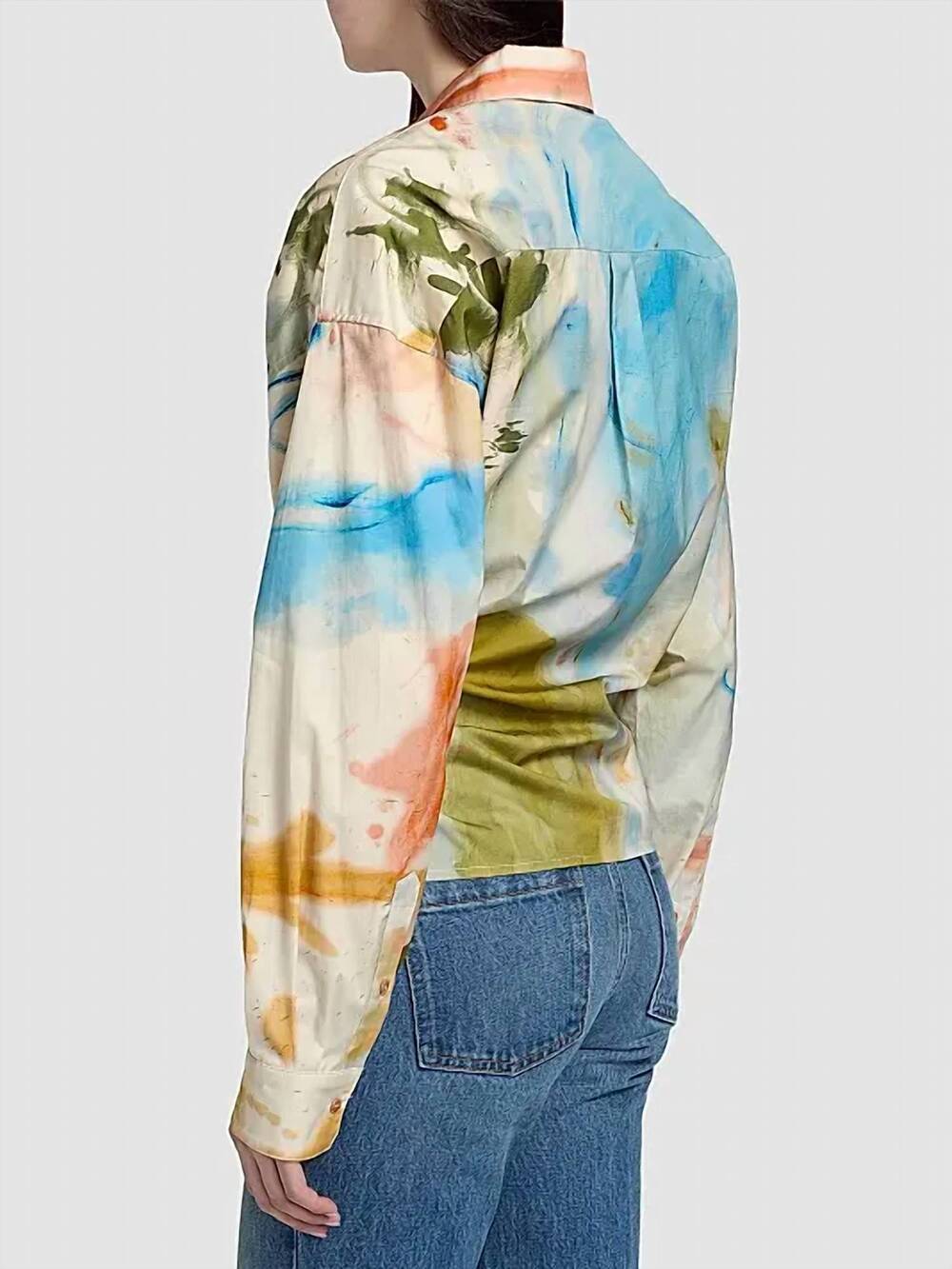 NEW ULLA JOHNSON artist cotton blouse in western dream - Picture 4 of 8
